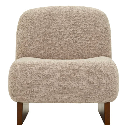 Japandi Fauteuil in Bouclé Stof 75x69x72 cm