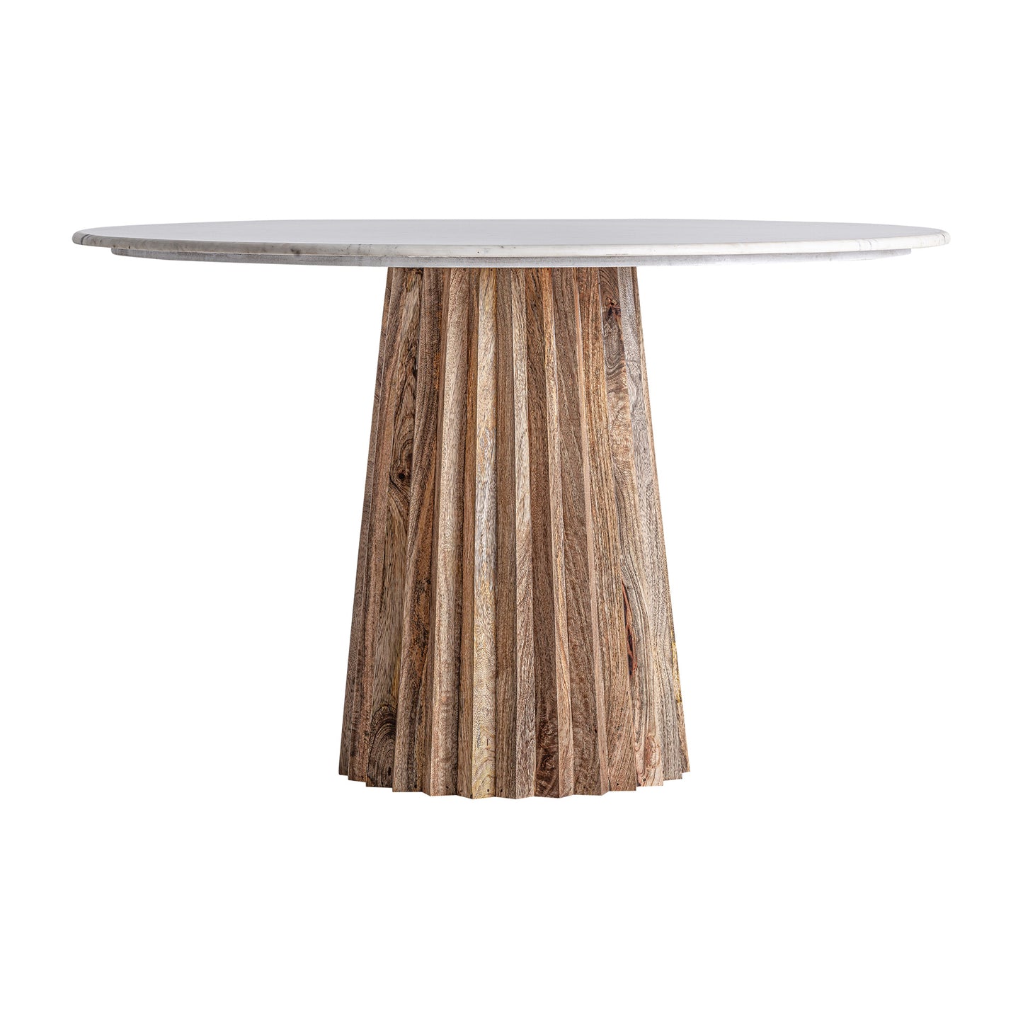 Plissé Wood Eettafel 121x121x76 cm