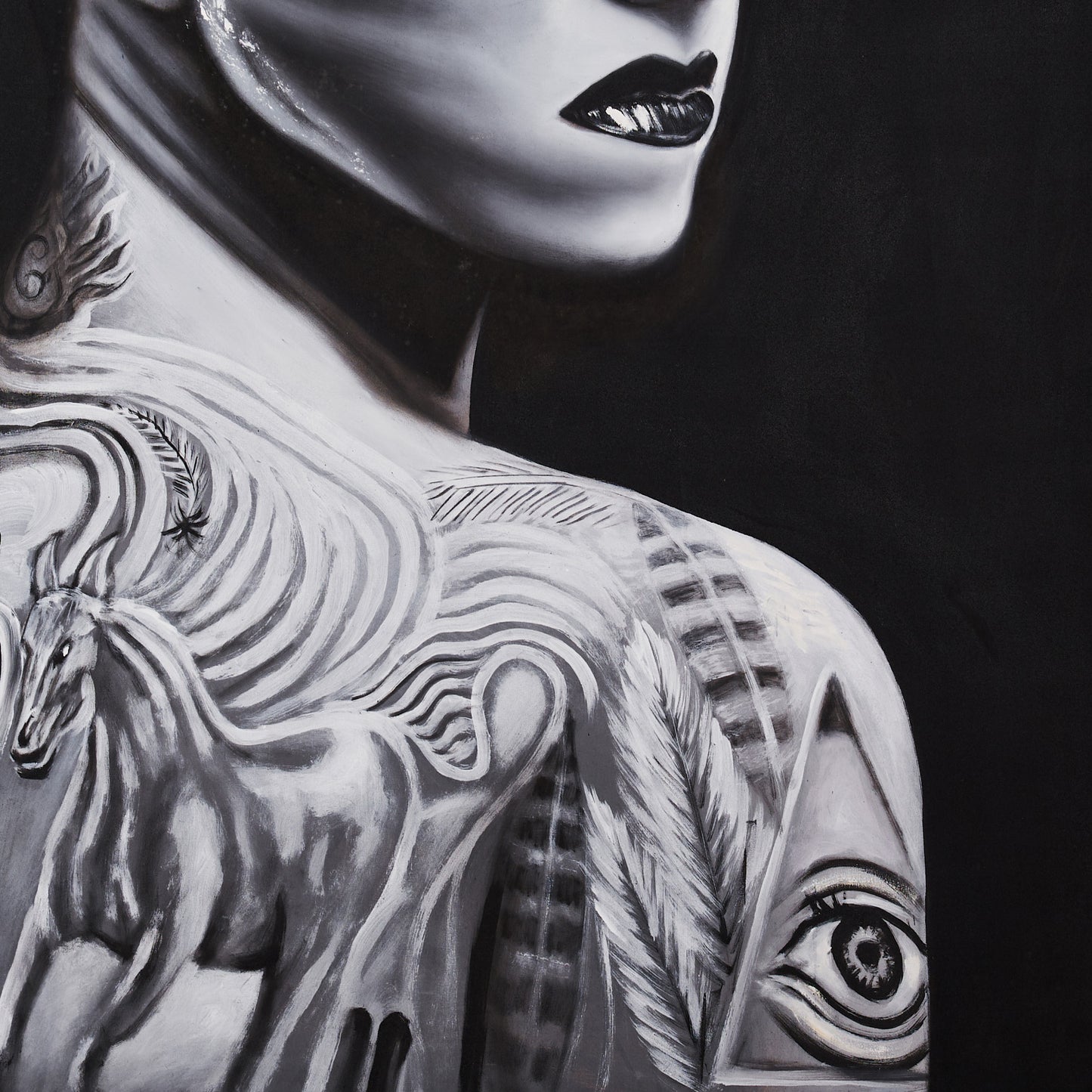 Charlotte Canvas 140x4x180 cm