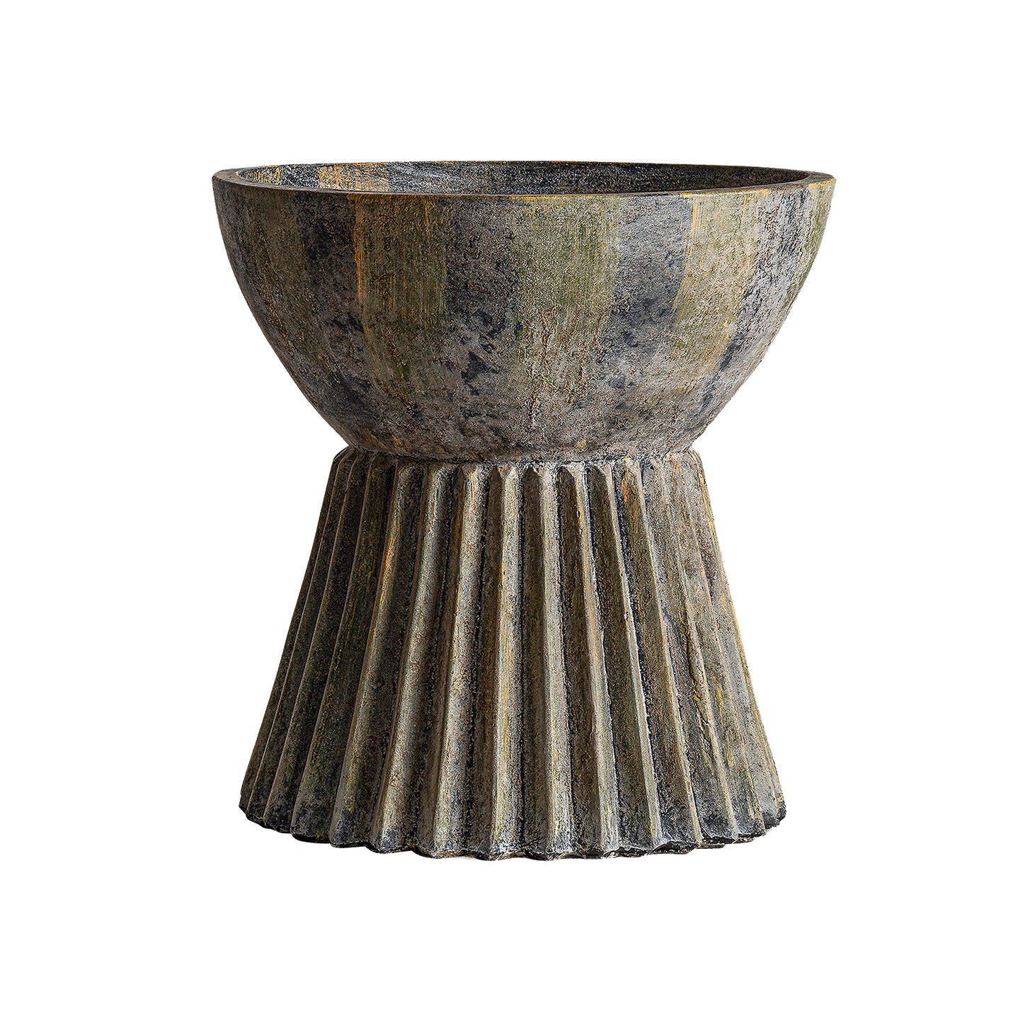 Plissé Stone Plantenpot 54x54x56 cm