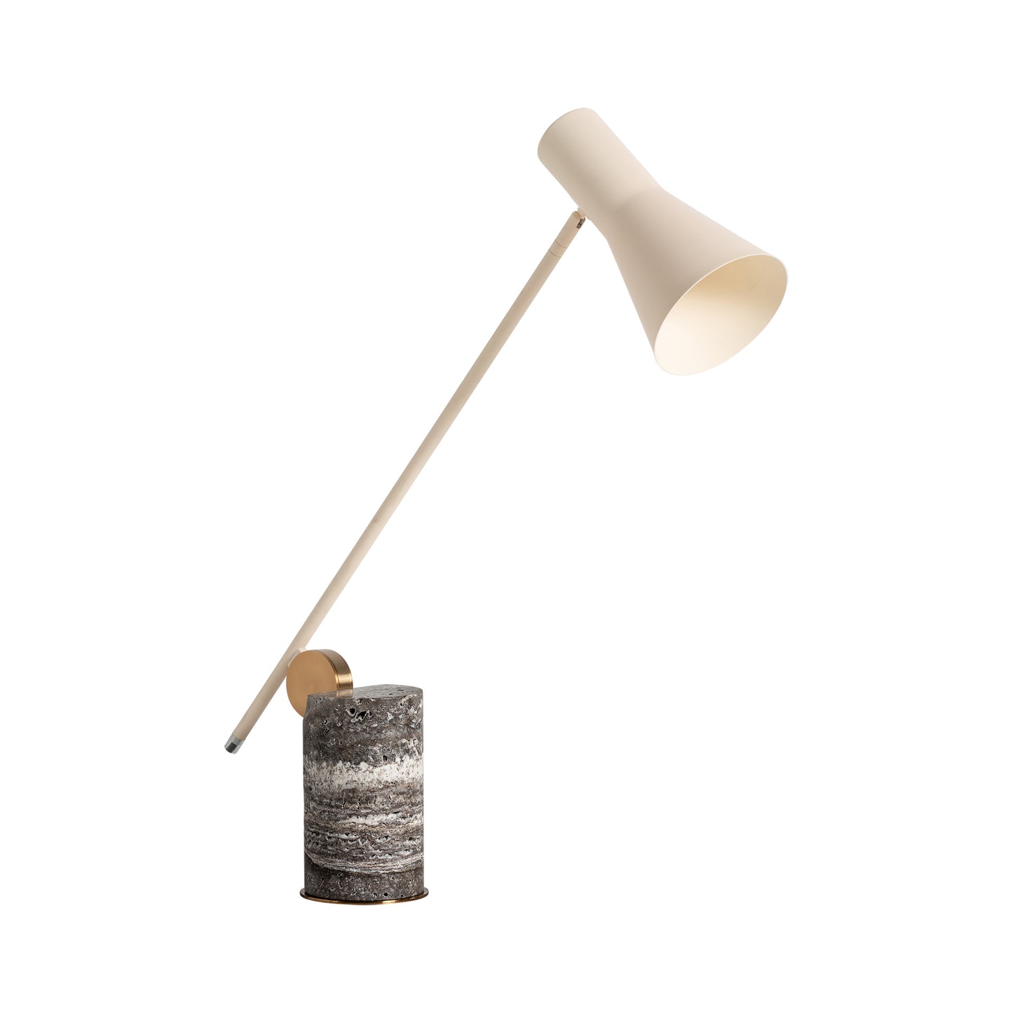 Ivory Tafellamp Art Deco 55x13x68 cm
