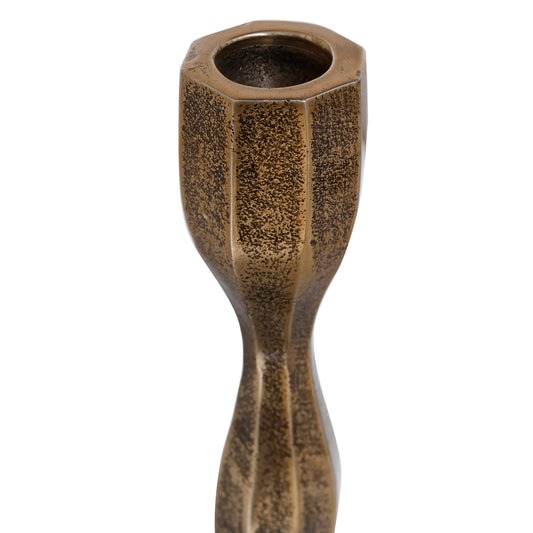 Kennet Gold Cast Aluminium Candleholder S