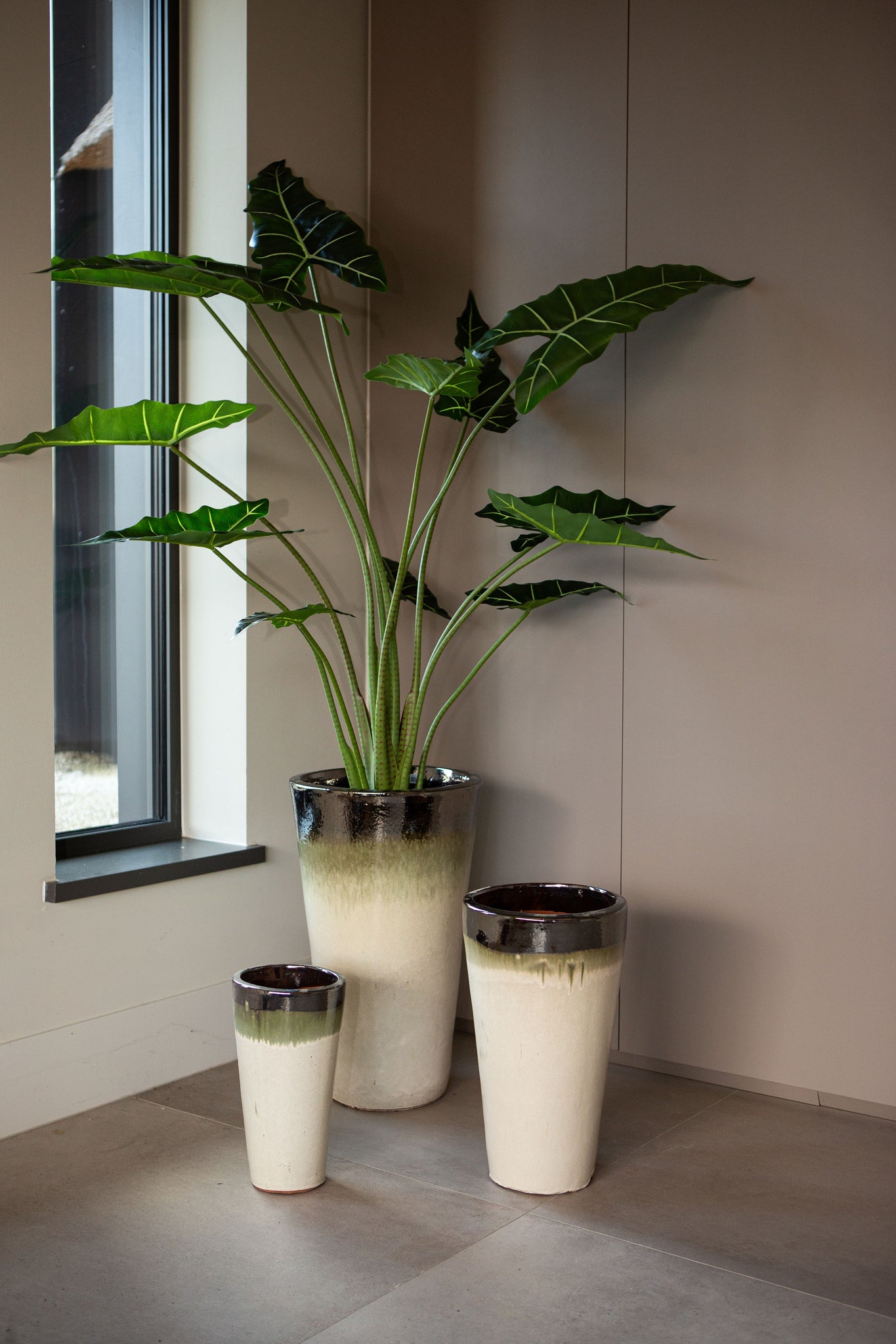 Relly Bronze Pearl Two Tones Ceramicpot Round SV3