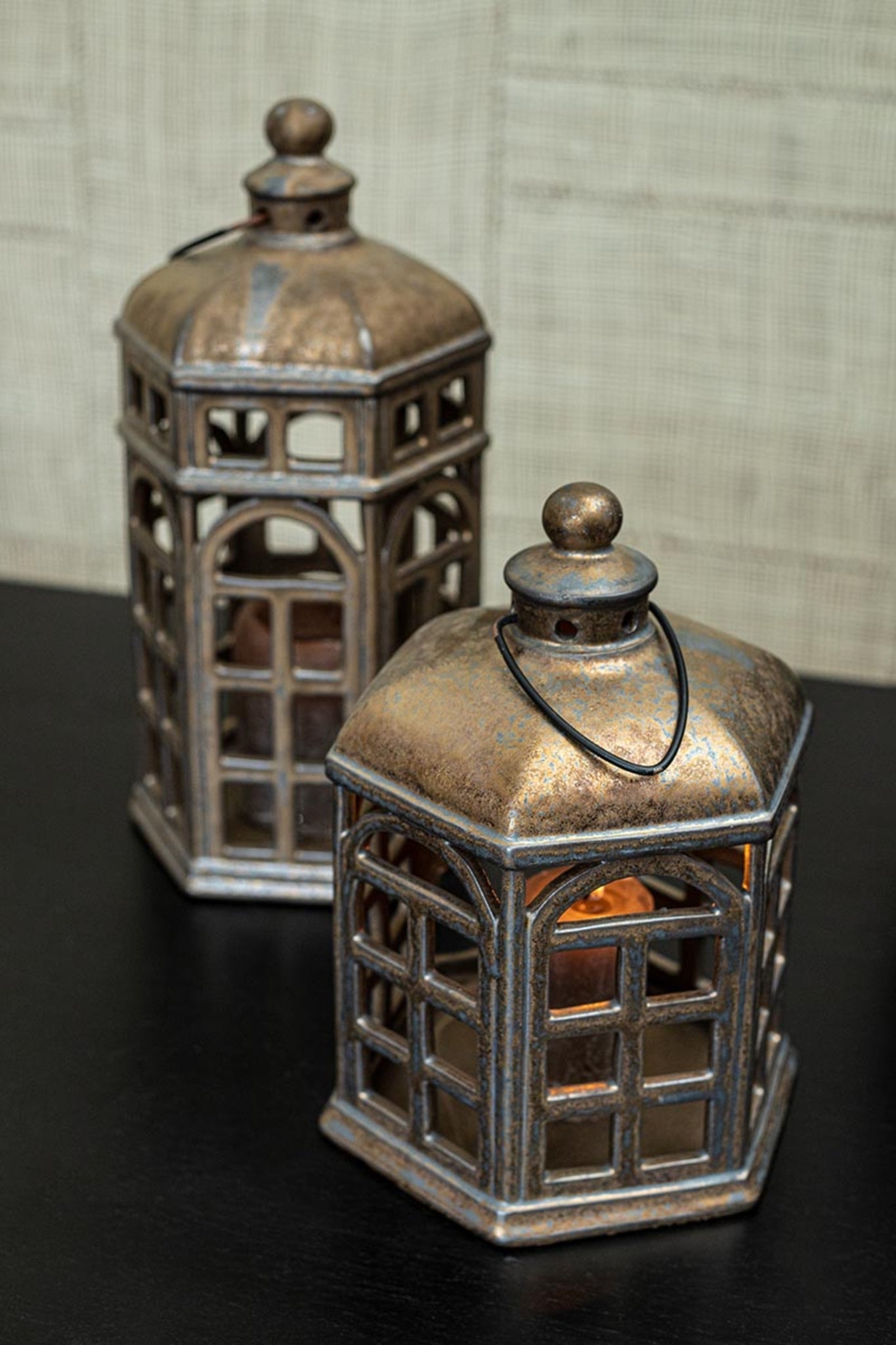 Nalo Bronze Ceramic Lantern S