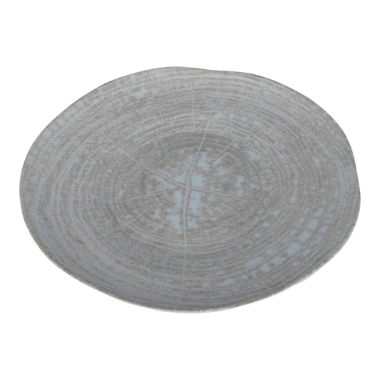 Kaylaa Crème Porselein Dinerbord Rond Set van 6 Stuks 2.5x23x23 cm