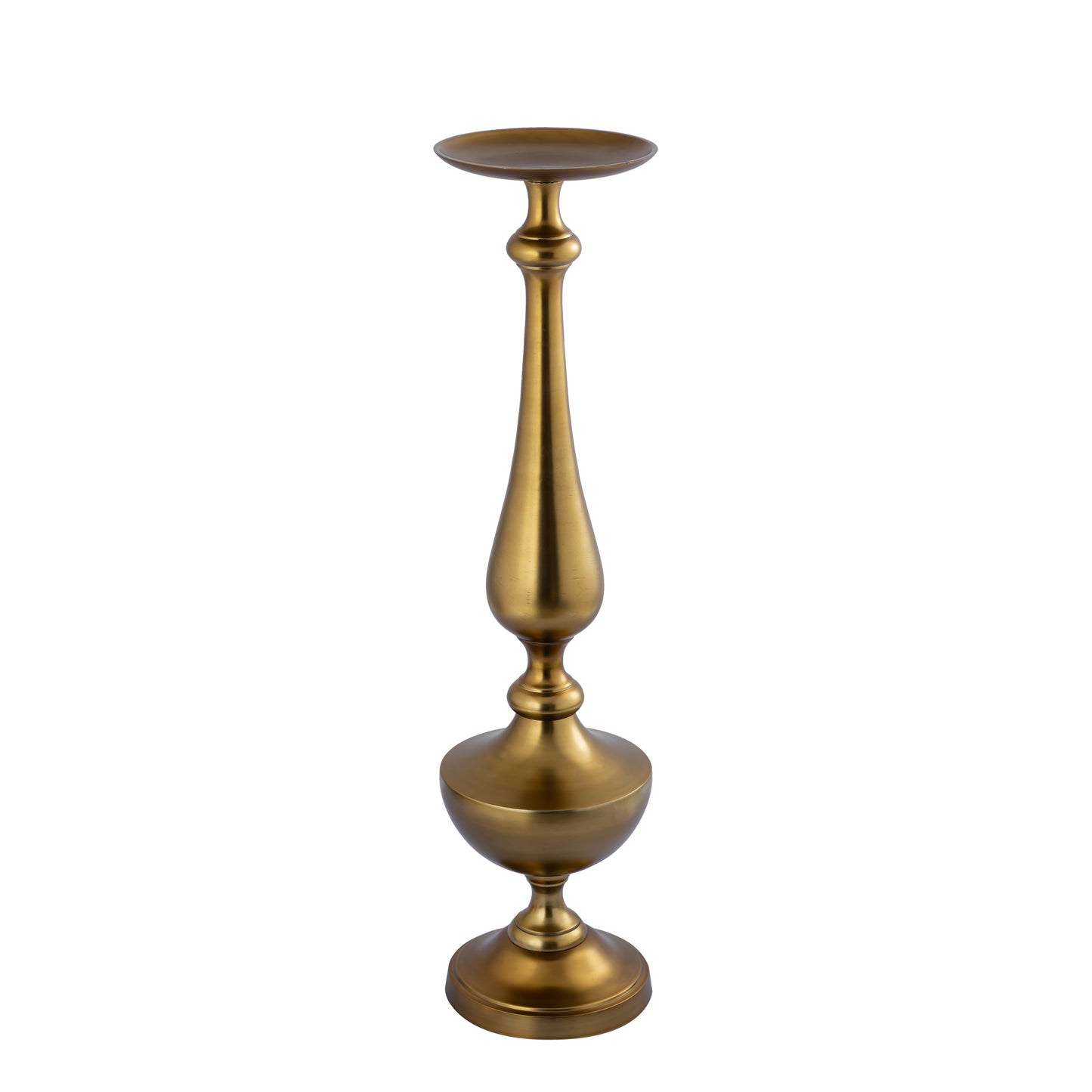 Centy Brass Casted Alu Candle Holder L