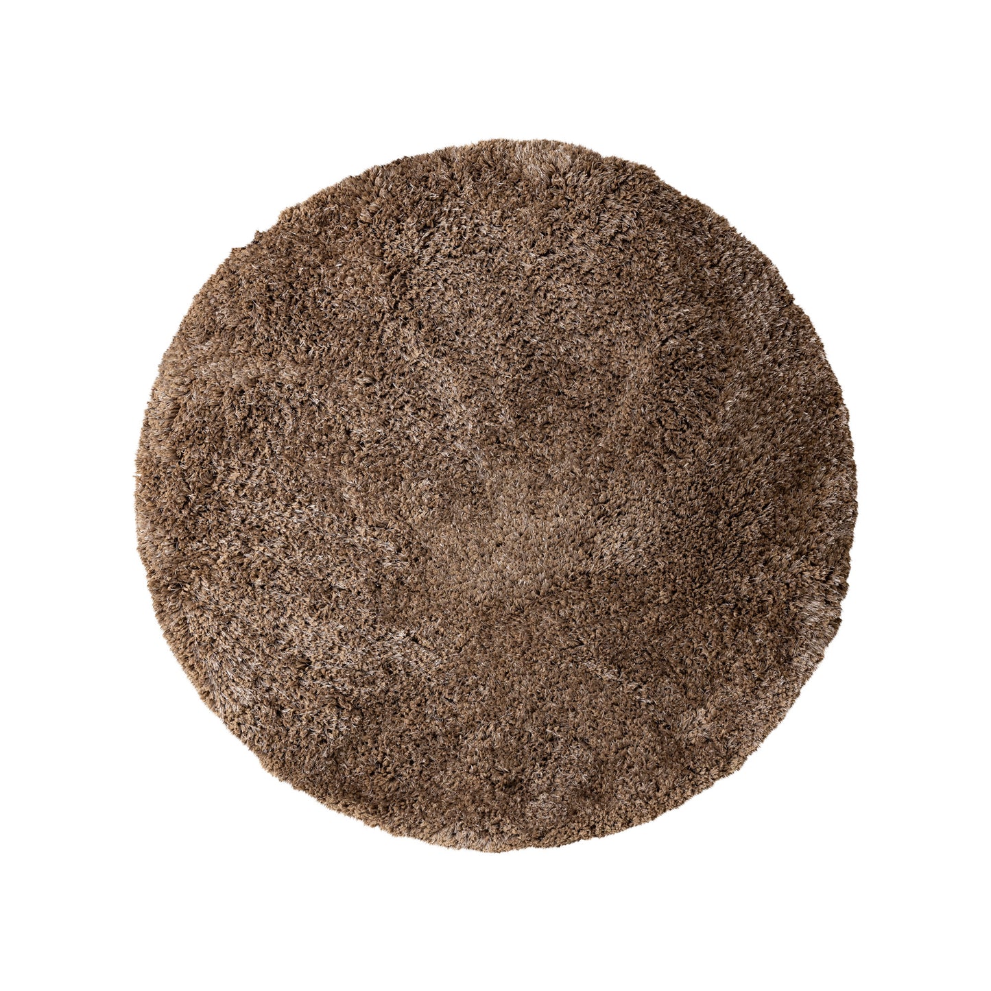Jups Bruin Handgeweven Vloerkleed Rond S 1x160x160 cm