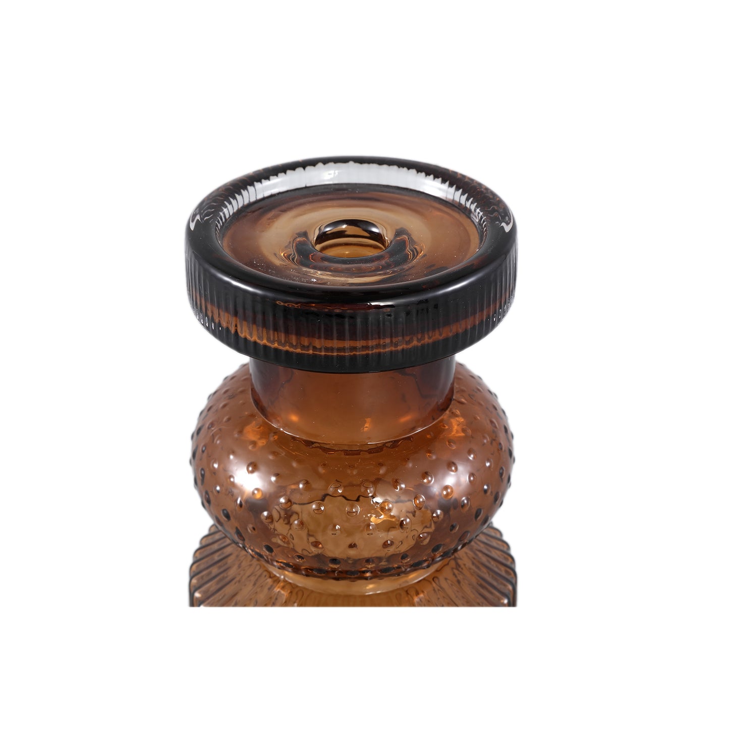 Fadri Bronze Glass Candle Holder S