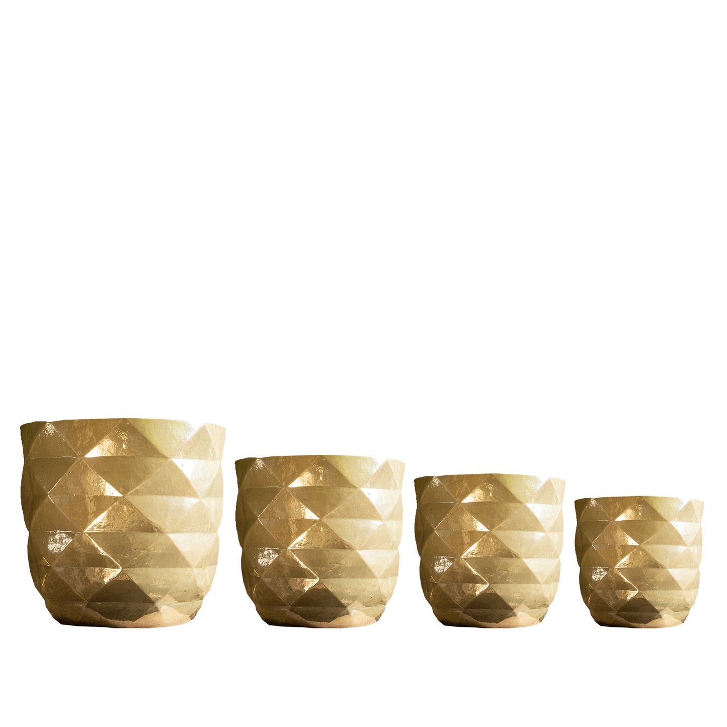 Lotte Pearl Glazed Ceramic Pot Diamond Struct SV4