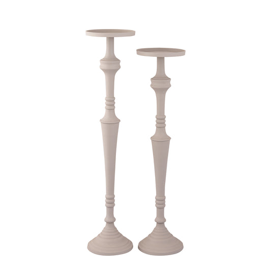 Helen Beige Alu Candle Holder Powder Coated S