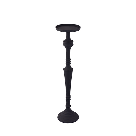 Helen Black Alu Candle Holder Powder Coated S