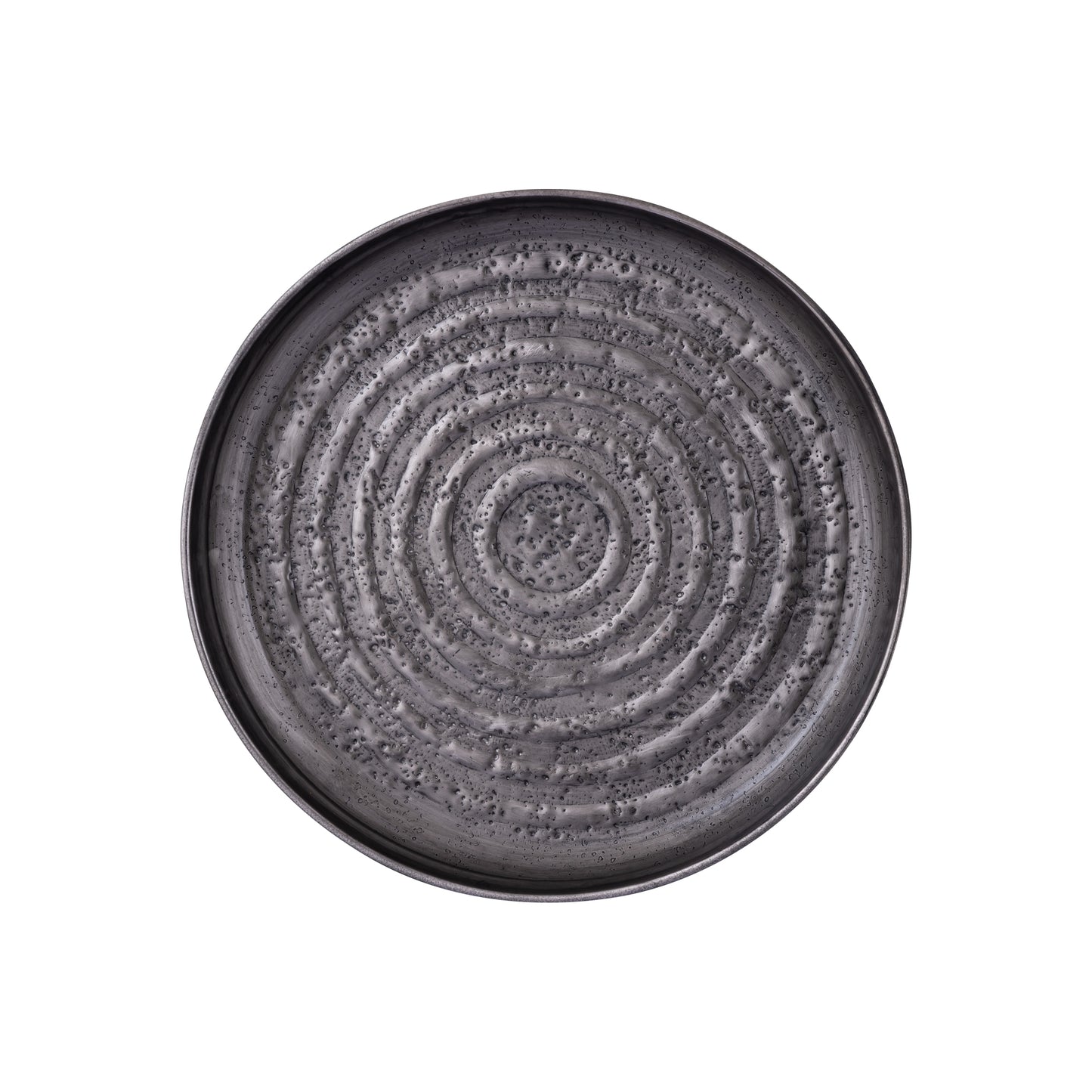 Shailene Nickle Iron Round Bowl Circles M