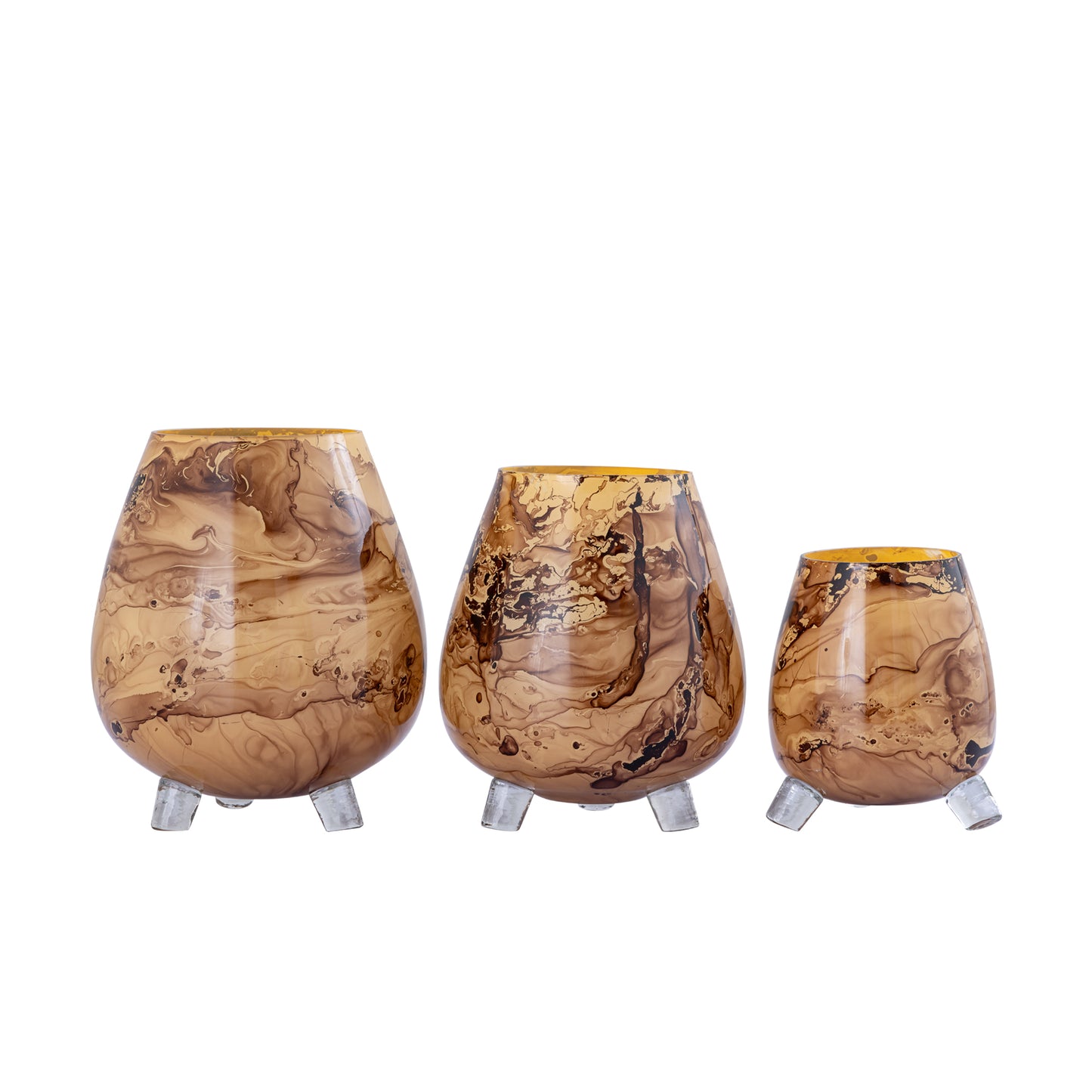 Jamillia Brown Round Glass Stormlight On Feet M