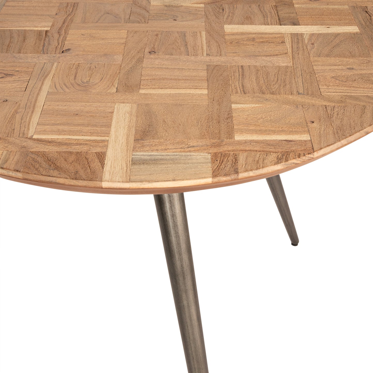 Fieron Natural Wooden Dining Table Organic Round