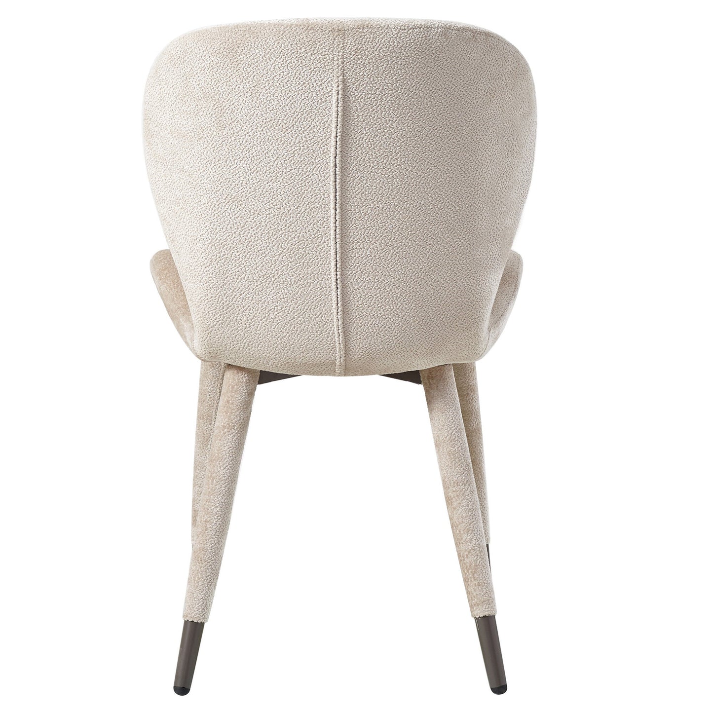 Thor Beige Eetkamerstoel Set van 2 Aphrodite Stof Poot 87x62x52 cm