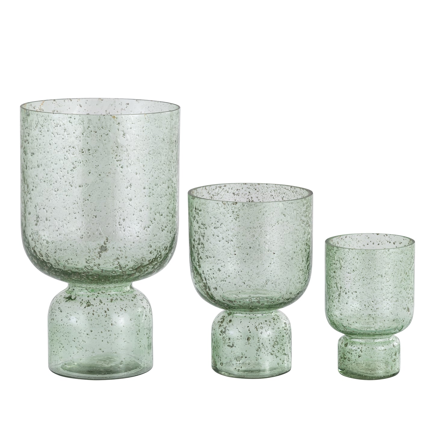 Laurynn Green Stone Look Glass Stormlight On Base