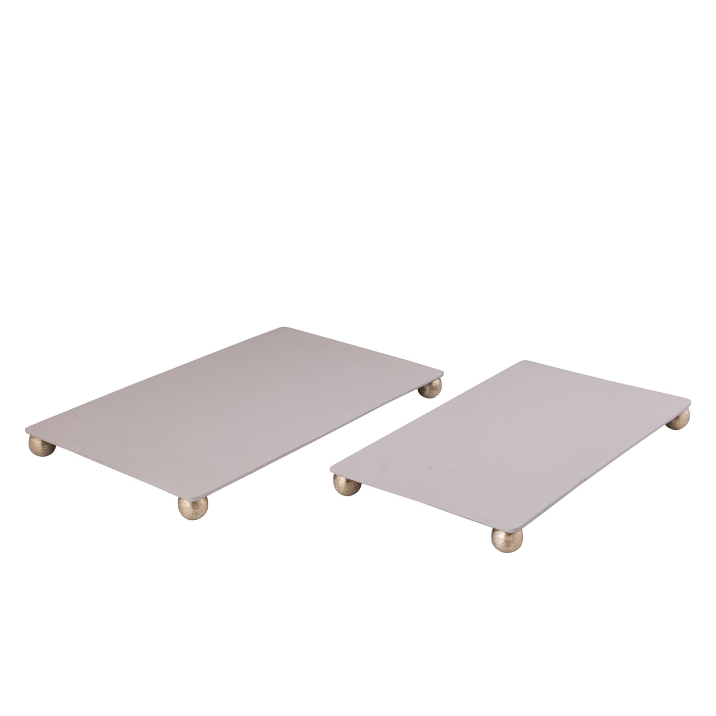 Uchizi Cream Casted Alu Rectangle Plate L