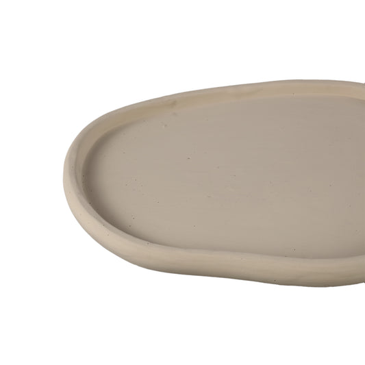 Tammy Taupe Cement Organic Plate L