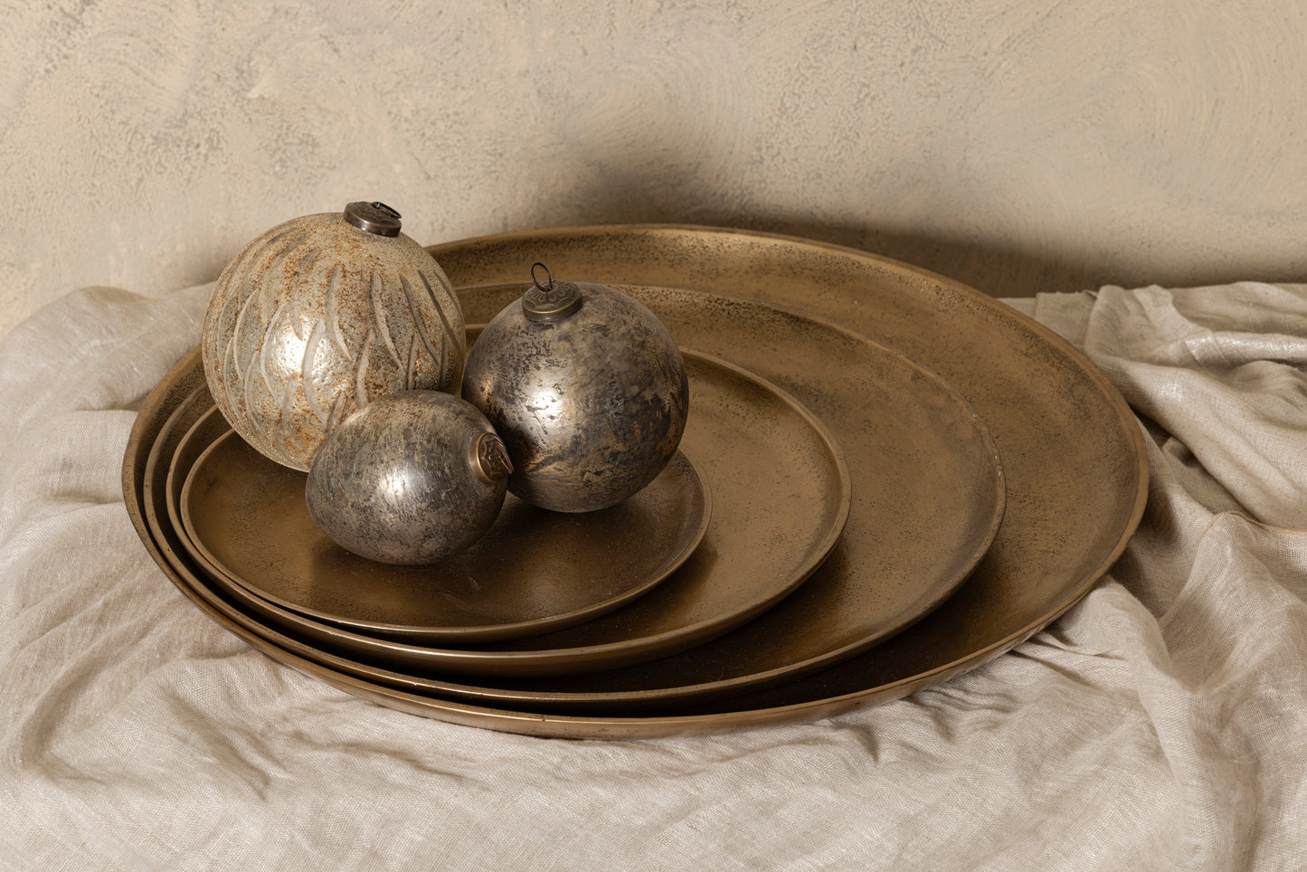 Afta Brass Casted Alu Simple Plate Round S