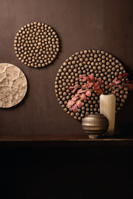 Gen Bronze Oval Cement Wall Panel Bulbs High L