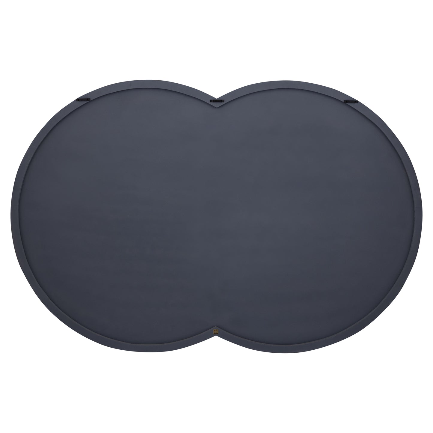 Thikra Brown Double Circles Mdf Wall Panel Carved