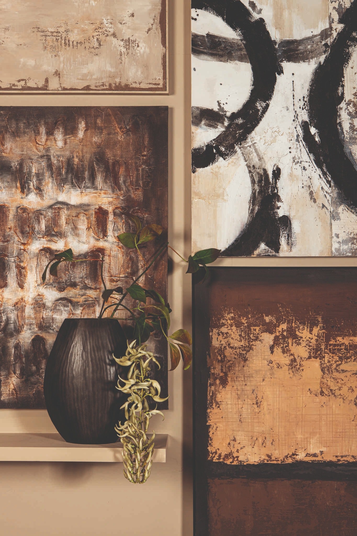 Jowad Graphite Alu Sheet Pot Ribbed High Oval M