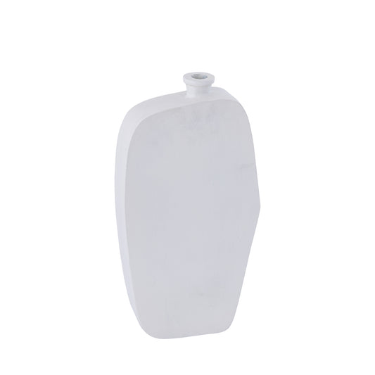 Ramsha Crème Rechthoekige Gegoten Aluminium Pot Hoog S 40x20x6 cm