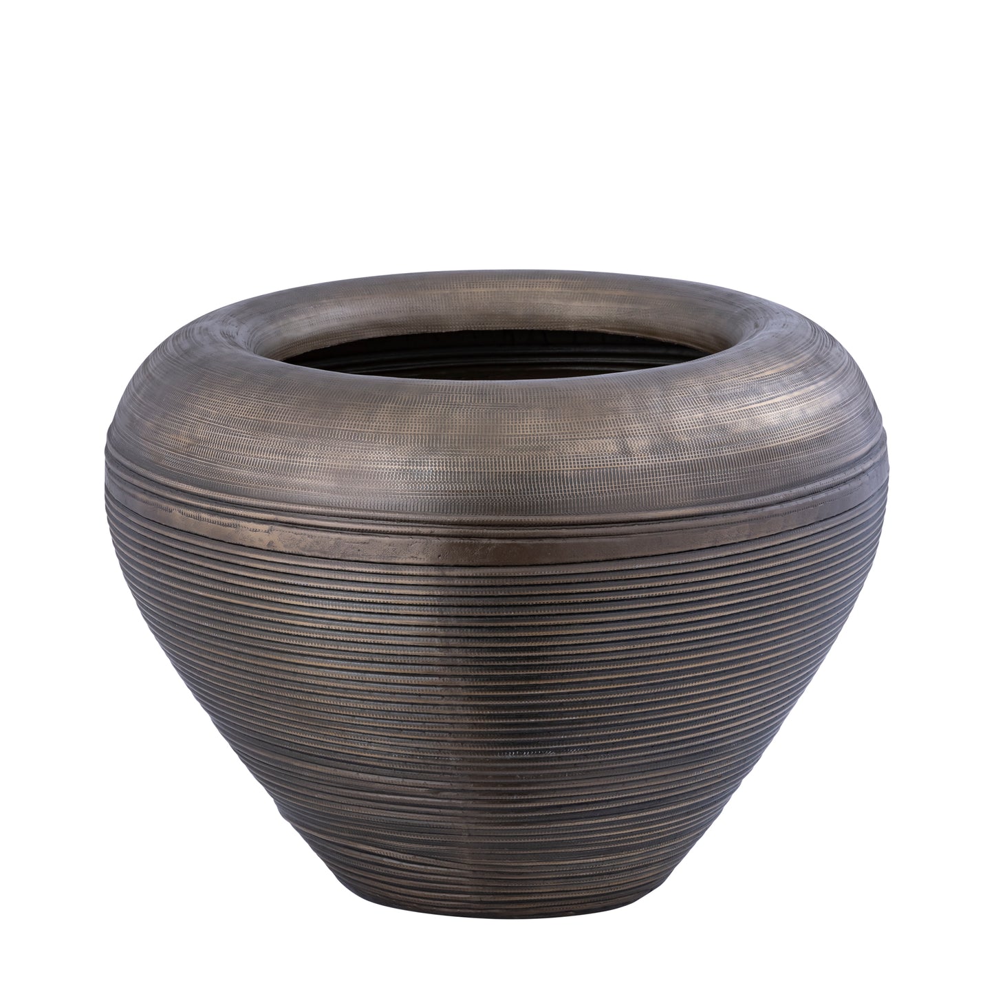 Dineo Antique Brass Sheet Alu Bombey Pot L