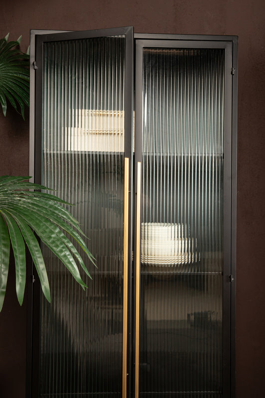 Caeleen Cabinet Black And Gold