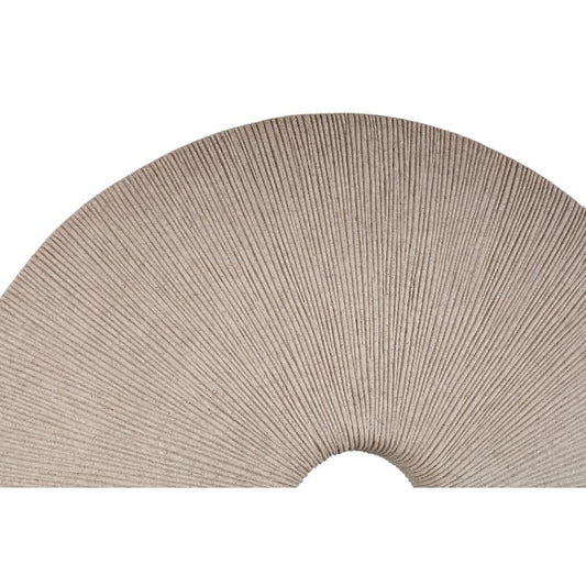 Kathelle Cream Poly Rond Wandpaneel Set van 2 Stuks L 75x75x5.5 cm
