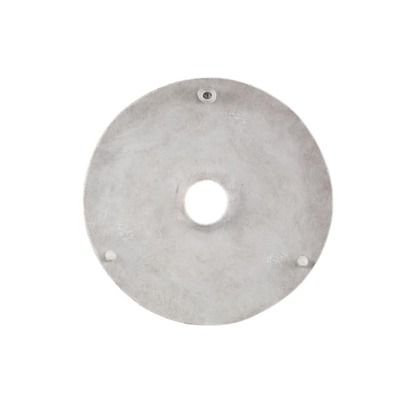Kathelle Cream Poly Rond Wandpaneel Set van 2 Stuks L 75x75x5.5 cm