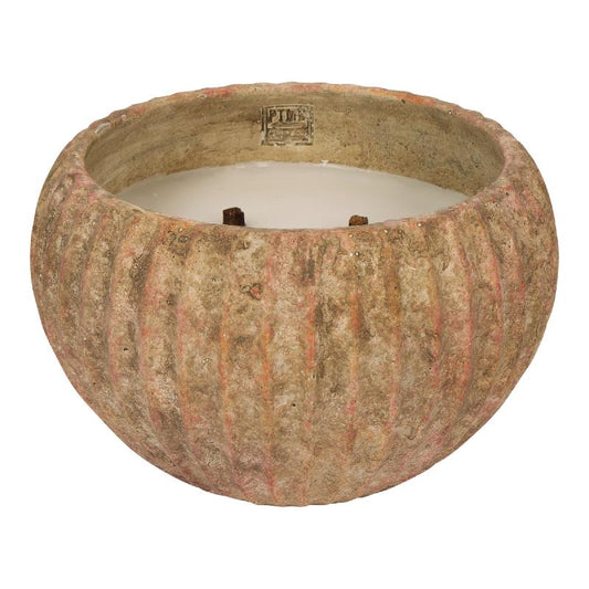 Yasmeene Bruine Cement Buitenkaars Groot Set van 2 18x29x29 cm