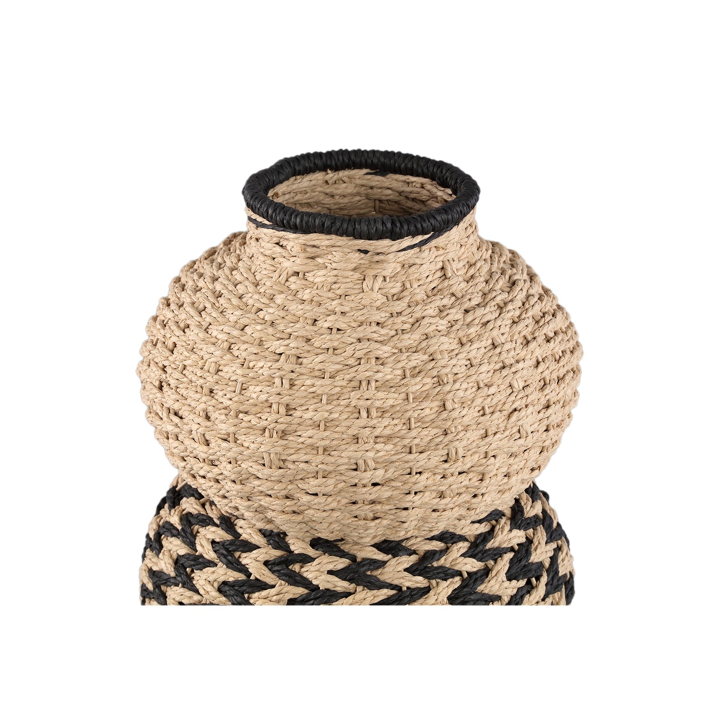 Williams Cream And Black Paper Basket Bulbs Low