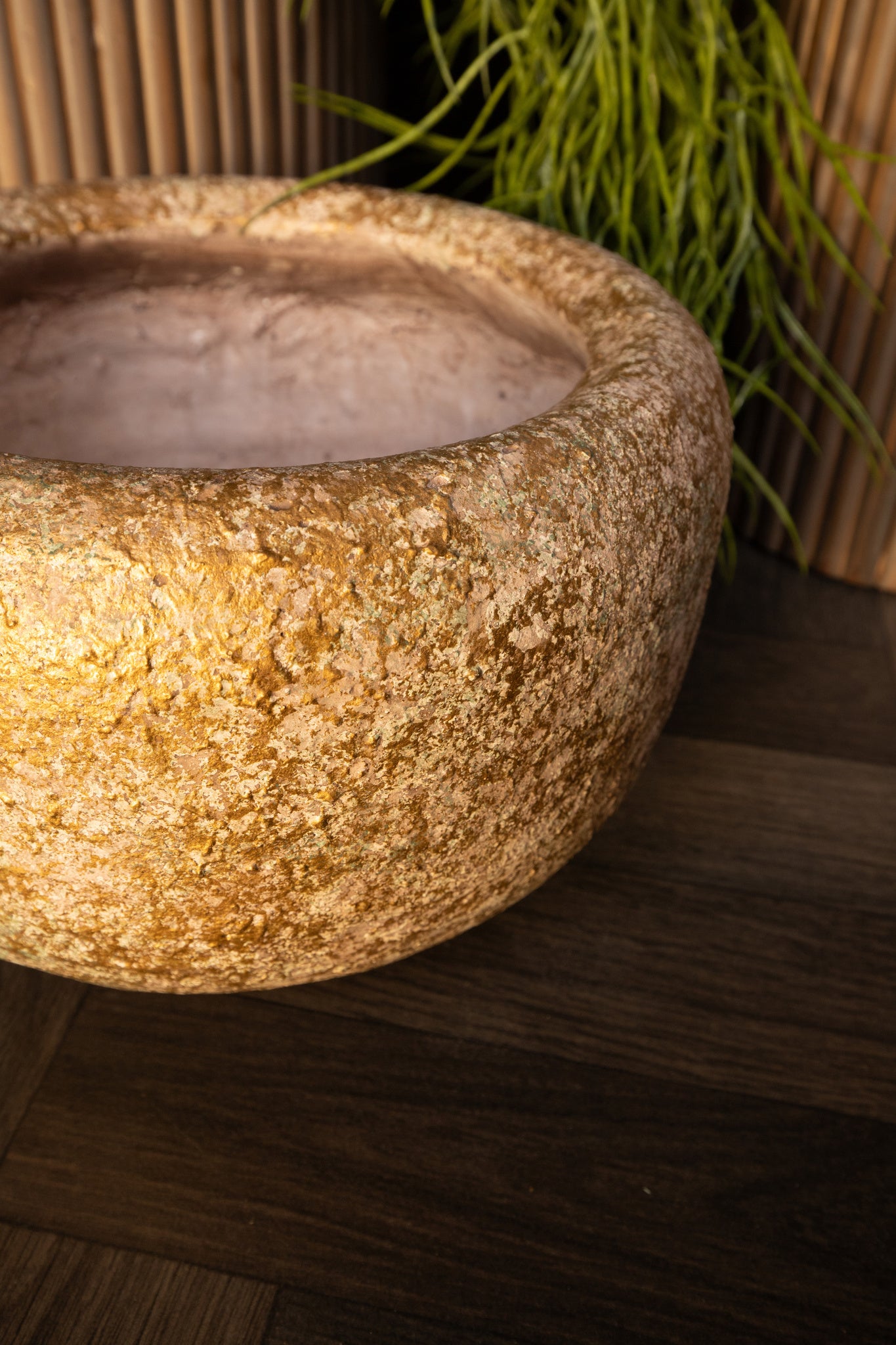 Skye-Leigh Taupe Cement Pot Round L