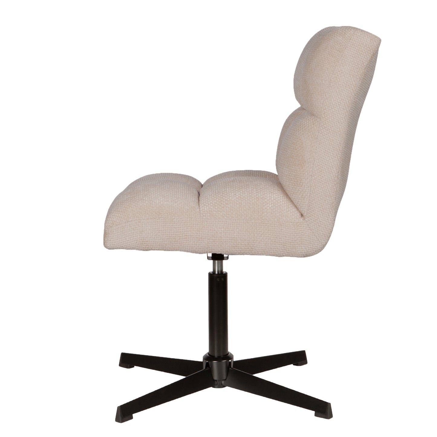 Milan Dining Chair Swivel Cream (set of 2)