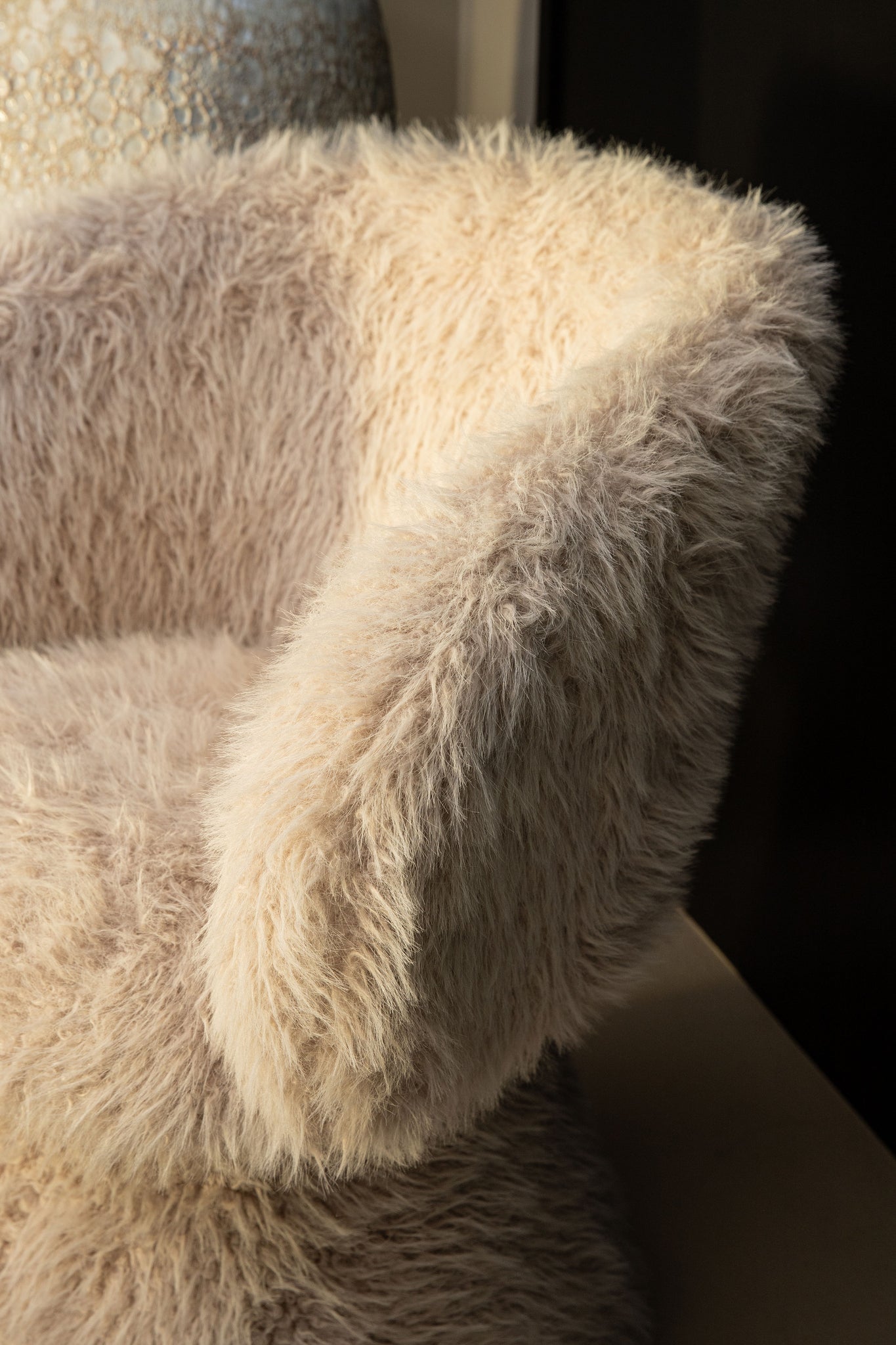 Hermes Beige Dining Chair/fauteuil Hair