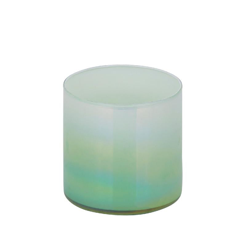 Darcy Mint Groen Rond Glazen Windlicht Ombré Set van 12 Stuks 10x10x10 cm