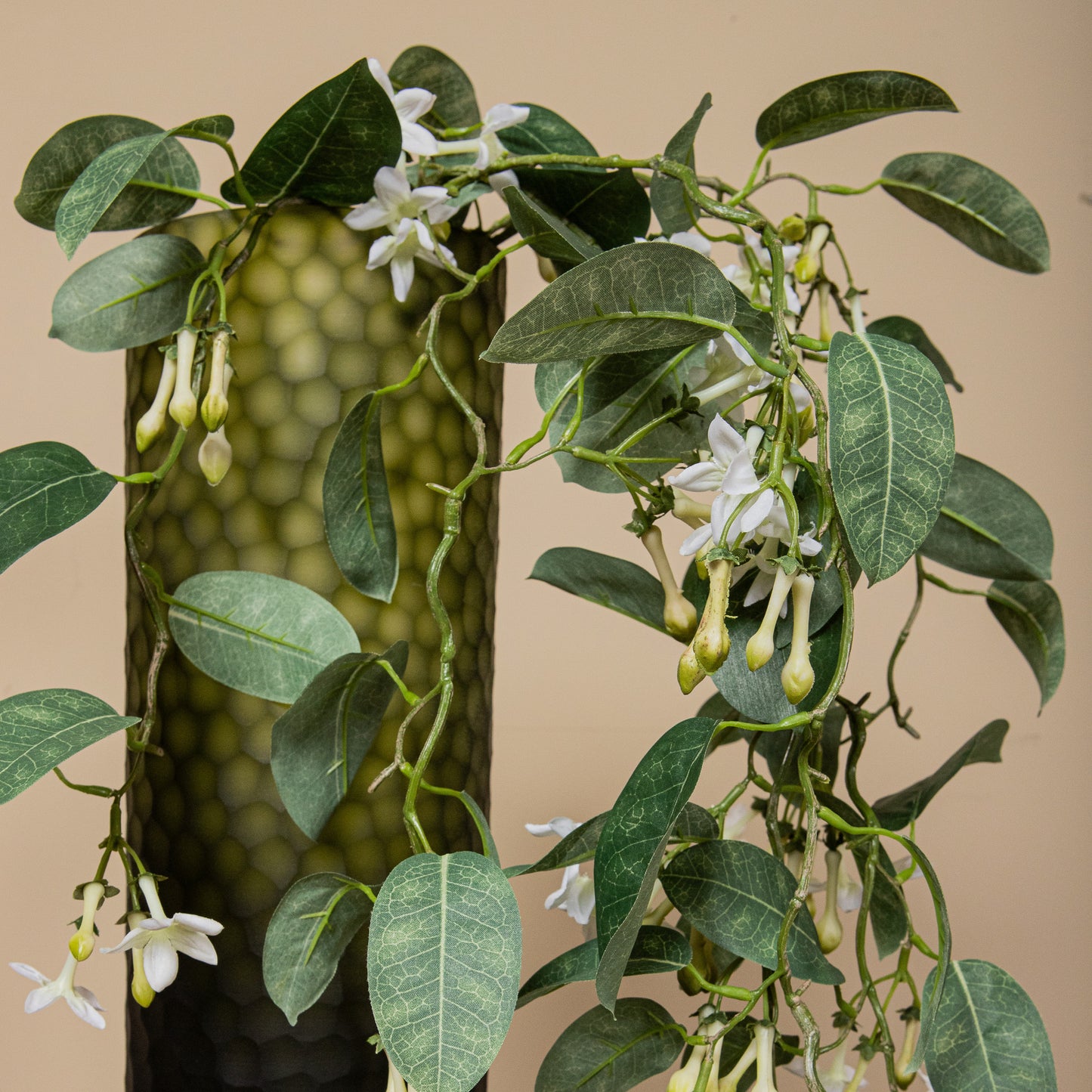 Leaves Plant Groen Wit Stephanotis Hangend Set van 6 Stuks 160x130x17 cm