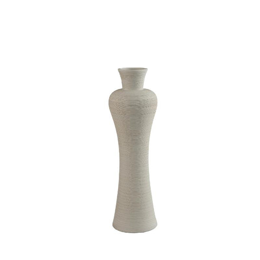 Marla Khaki Keramische Vaas Rond Smalle Hals Set Van 4 Stuks 44x14.5x14.5 cm