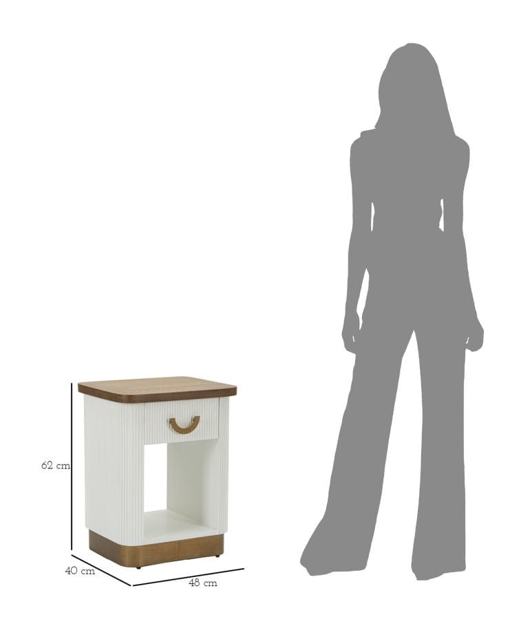 Mauro Ferretti BEDSIDE TOLOSA CM 48X40X62