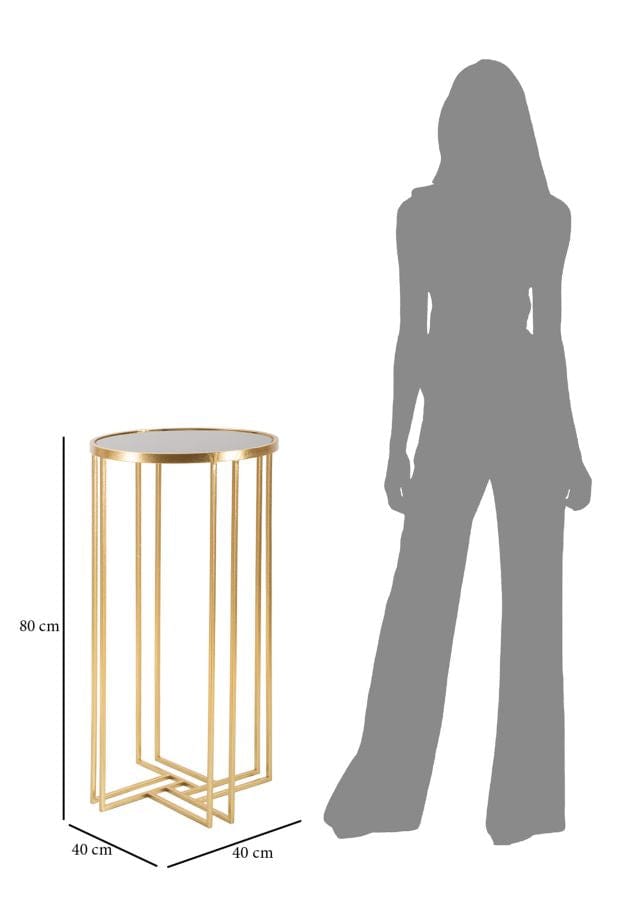 Mauro Ferretti END TABLE LIGLES CM Ø 40X80