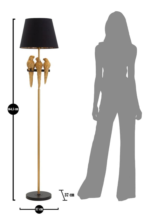 Mauro Ferretti FLOOR LAMP PARROTS CM Ø 37X164,5