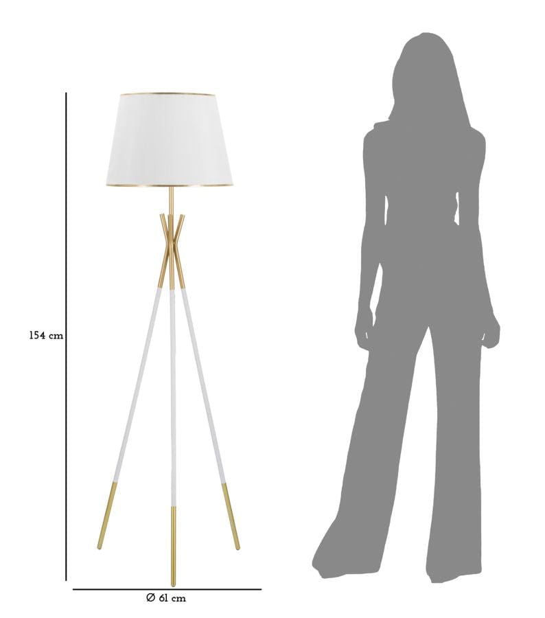 Mauro Ferretti FLOOR LAMP TRIPLY CM Ø 61X154