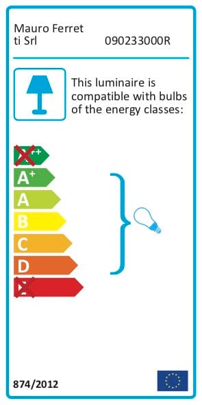 Mauro Ferretti GLOBE GOLD WITH LIGHT CM Ø 25X38