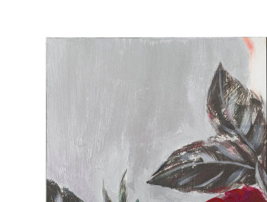 Mauro Ferretti HANDMADE WALL PAINTING FLOWER SQUARE CM 90X3,7X90