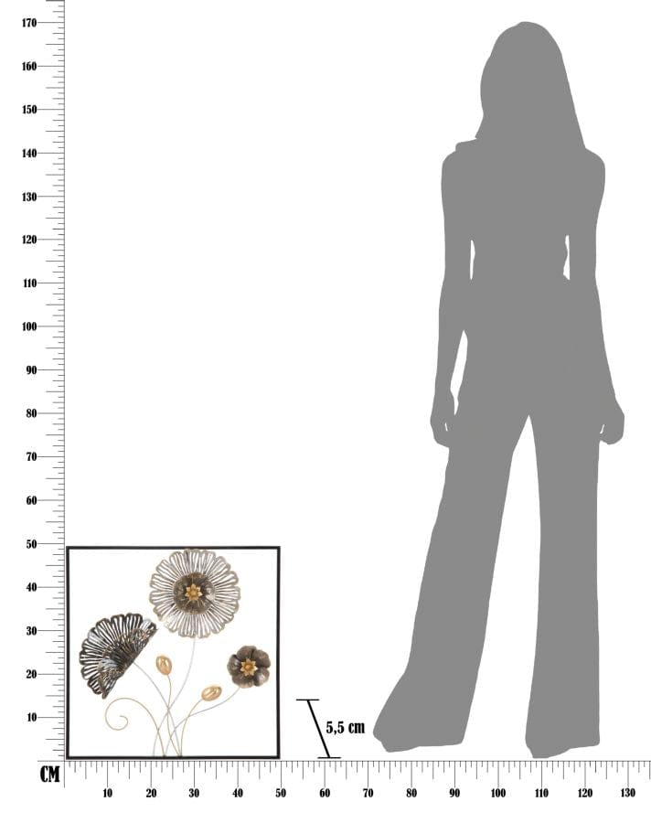 Mauro Ferretti IRON PANEL SQUARE CM 50X5,5X50