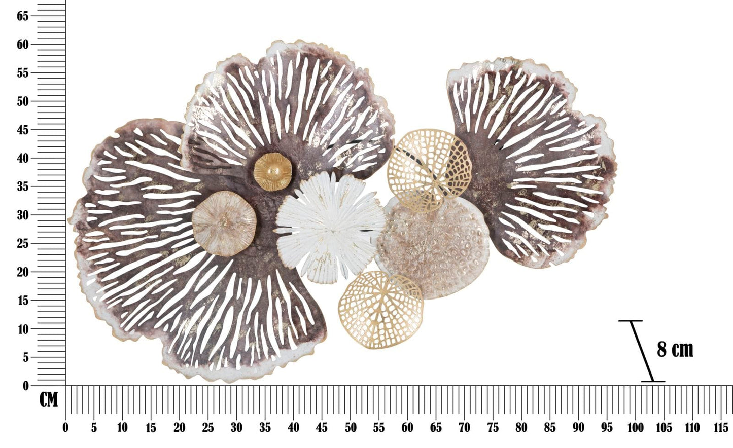 Mauro Ferretti IRON WALL PANEL DARK CM 97,2X8X58