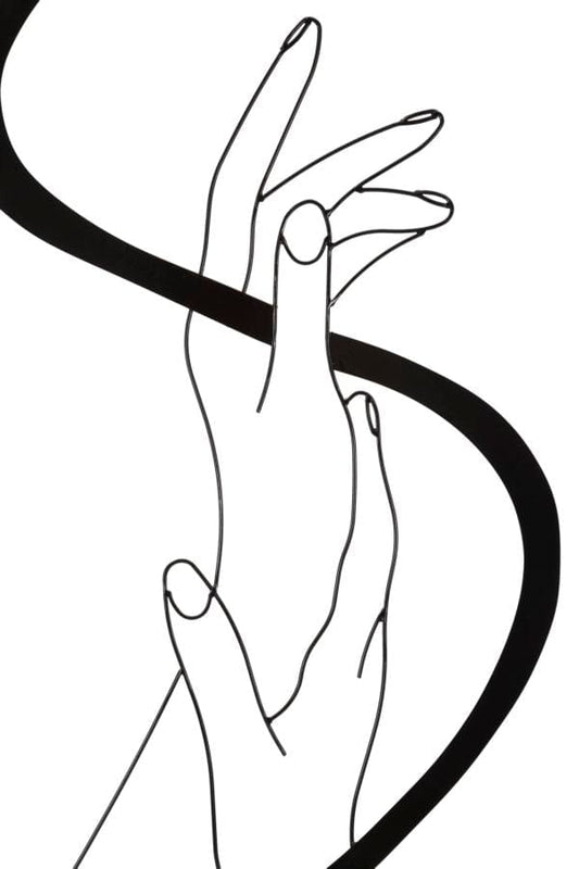 Mauro Ferretti IRON WALL PANEL HANDS CM 60X1X90