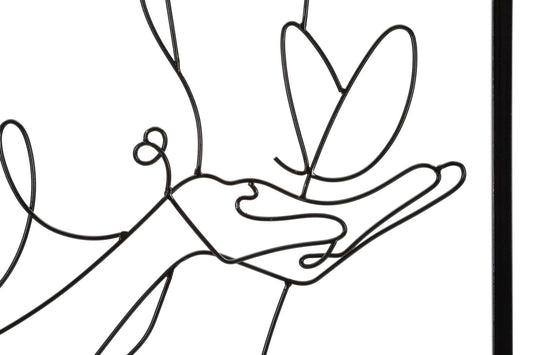 Mauro Ferretti IRON WALL PANEL NUDITY CM 60X1X80