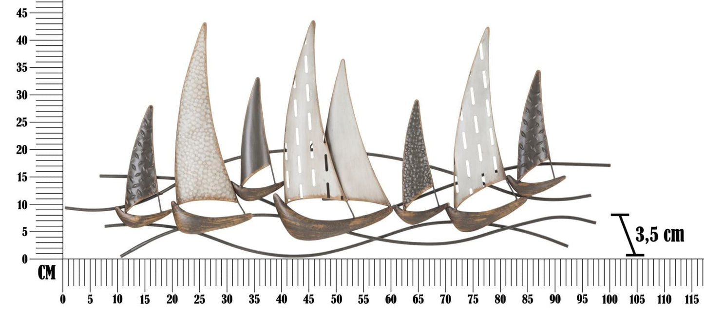 Mauro Ferretti IRON WALL PANEL REGATA NEW CM 100X3X44